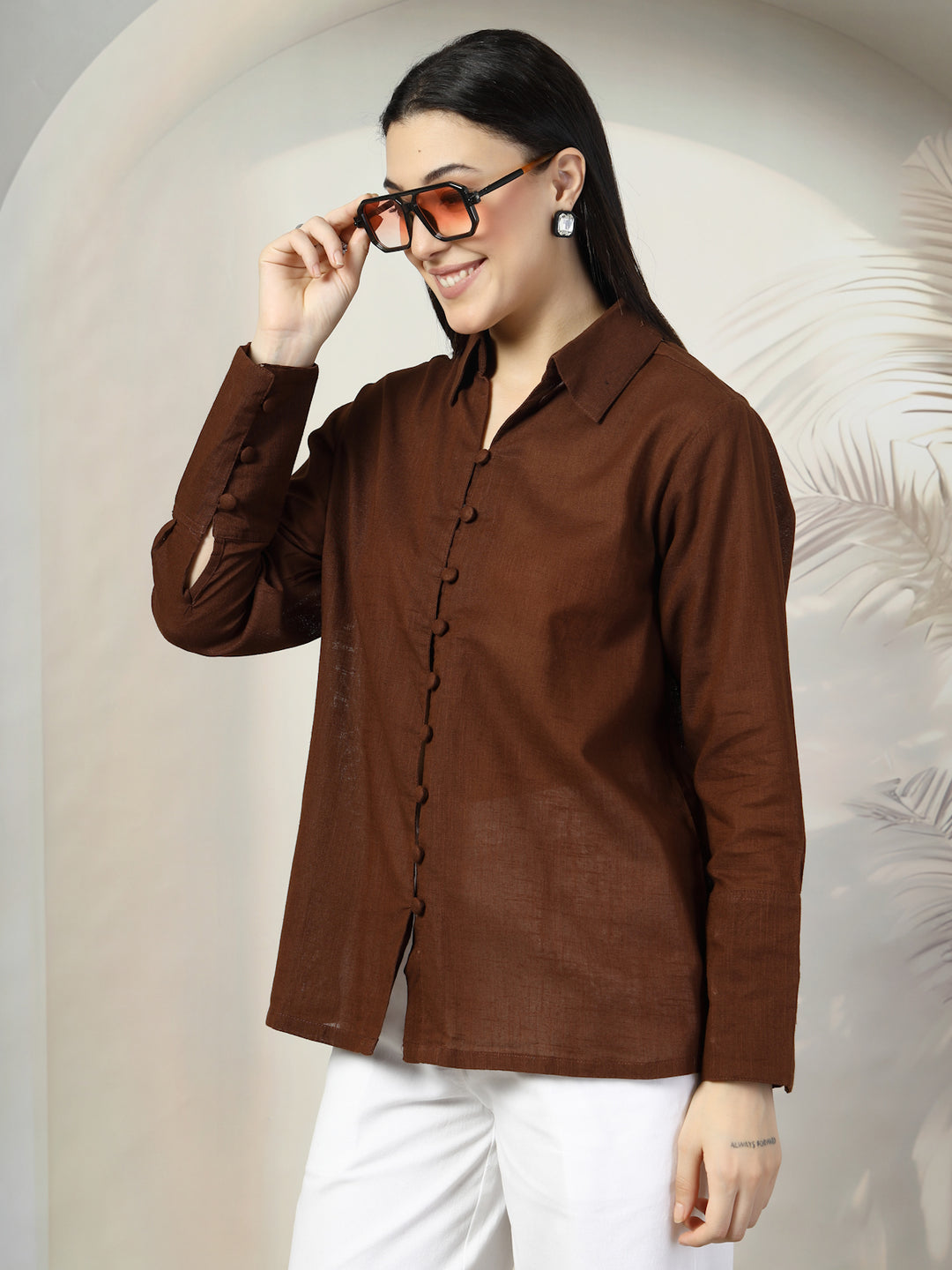 Women Standard Opaque Casual Shirt