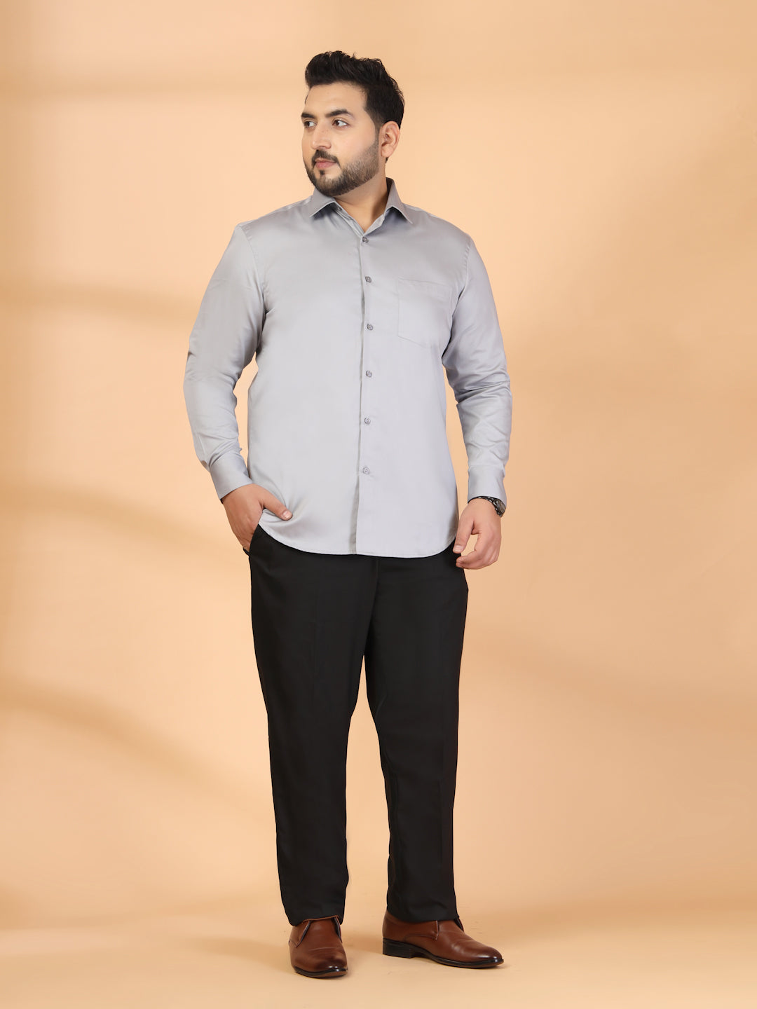 Plus Size Men Classic Formal Shirt