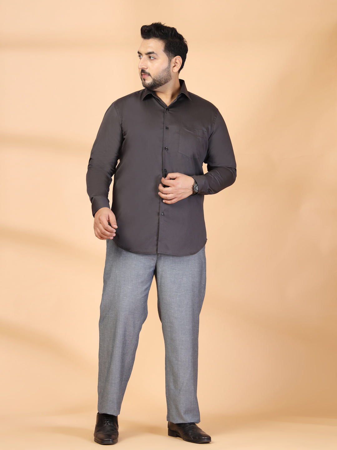 Plus Size Men Classic Formal Shirt