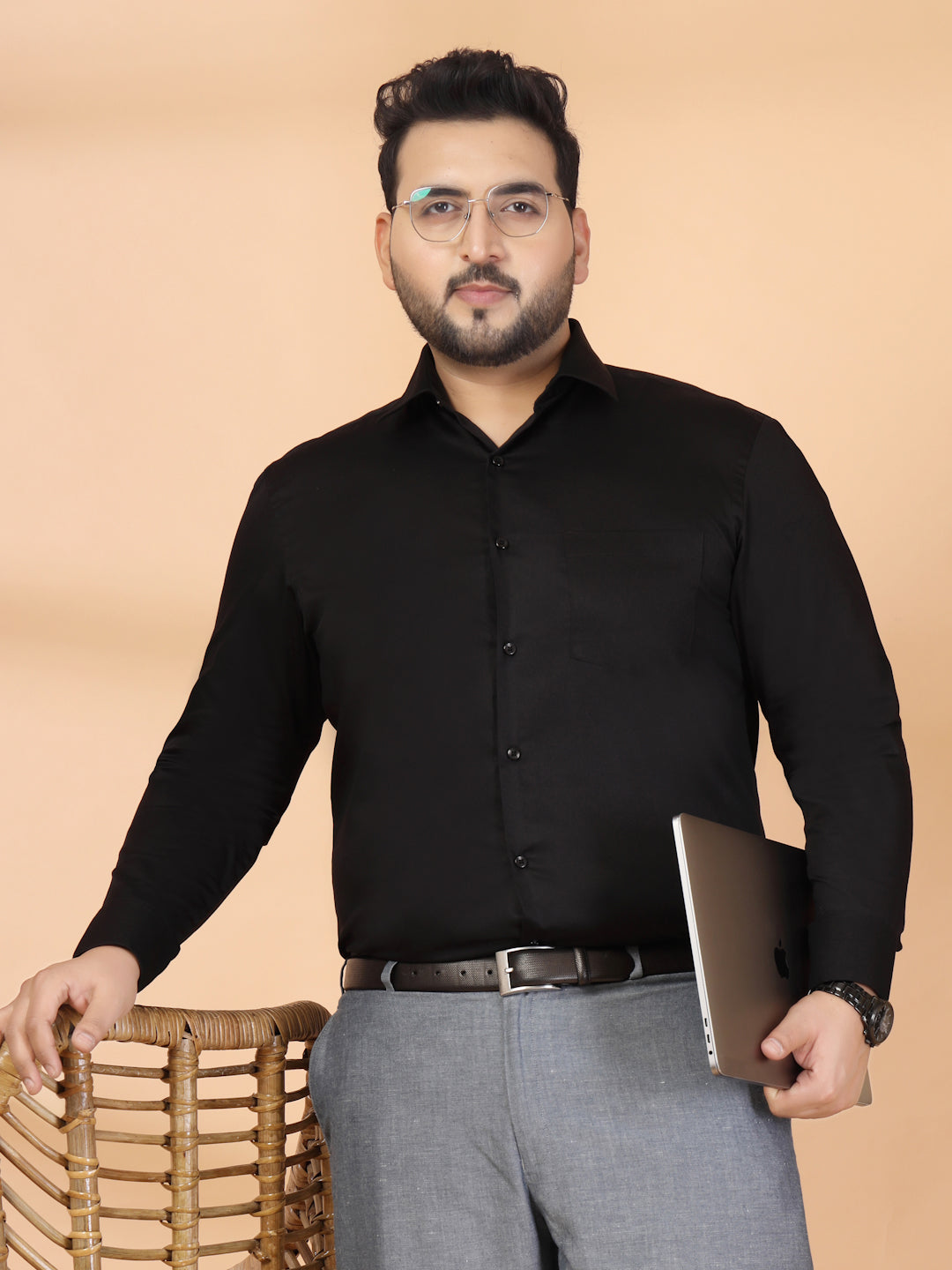 Plus Size Men Classic Formal Shirt