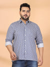 Plus Size Men Classic Printed Casual Shirt