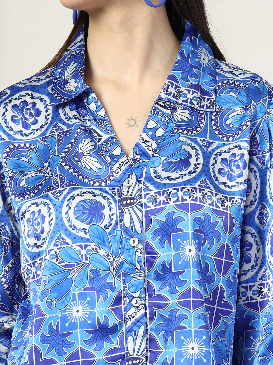 Women Standard Floral Opaque Printed Casual Shirt