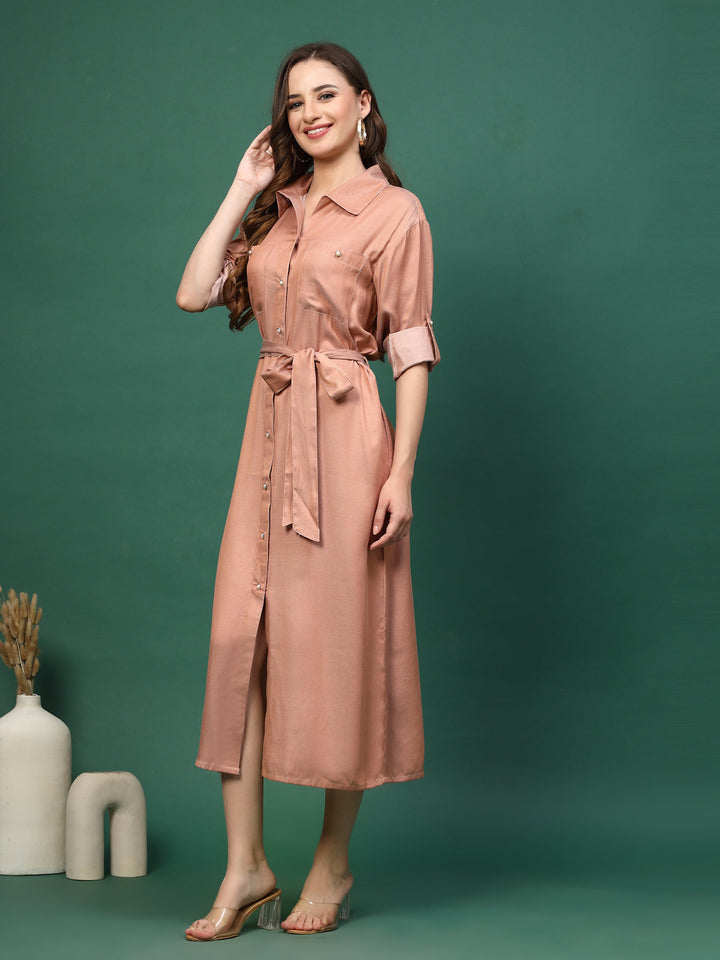 Shirt Midi Dress