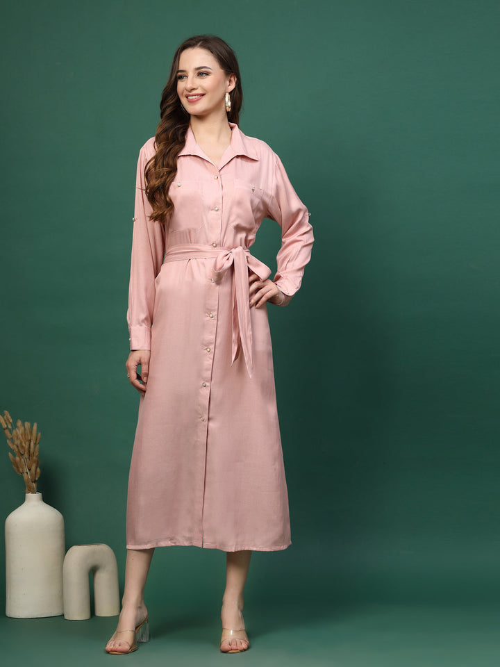 Shirt Midi Dress