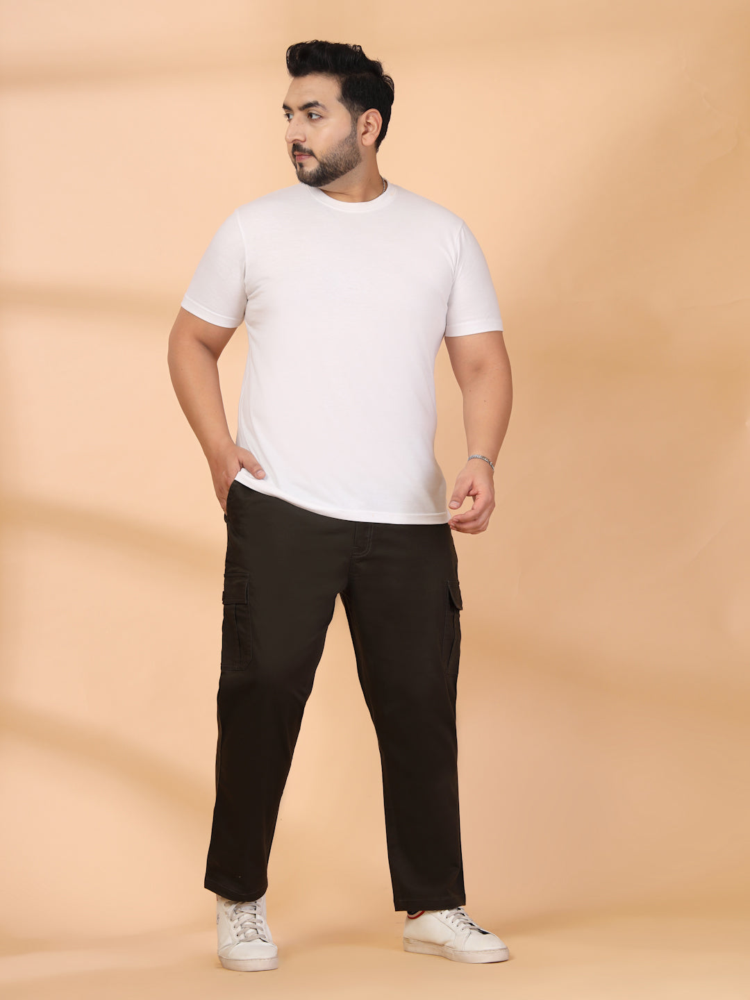 Plus Size Men Cargos Trousers