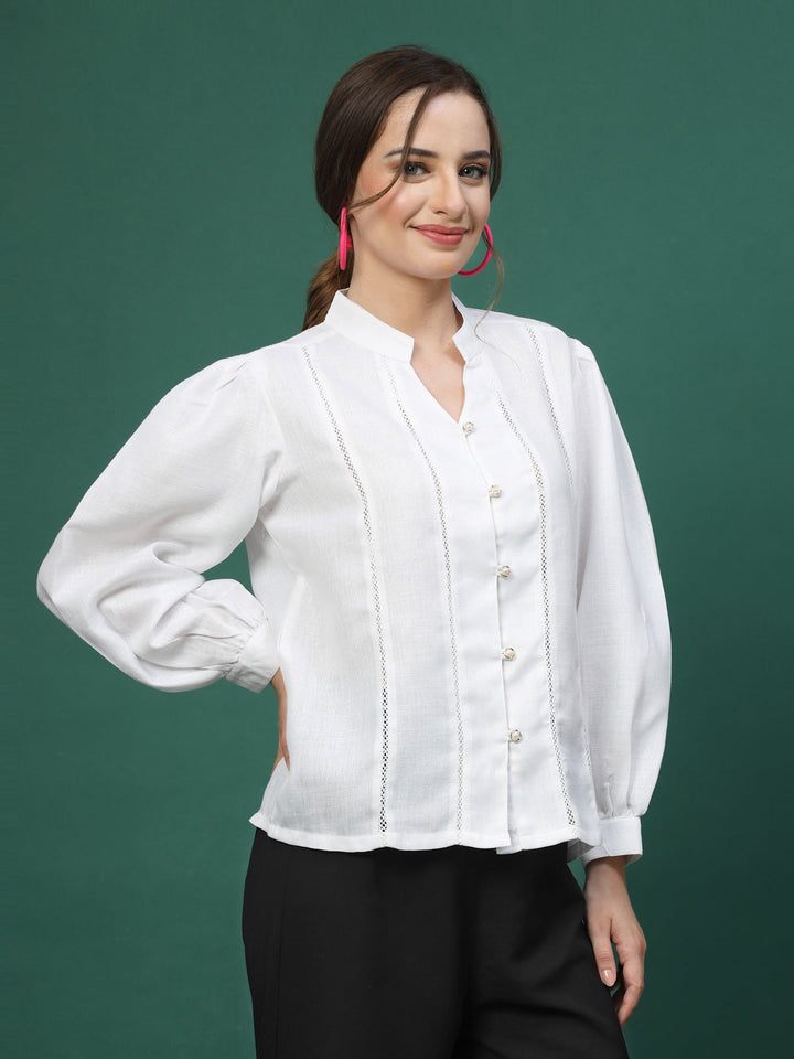 Women Opaque Casual Shirt