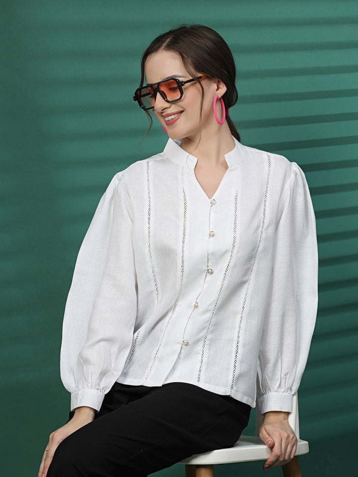 Women Opaque Casual Shirt