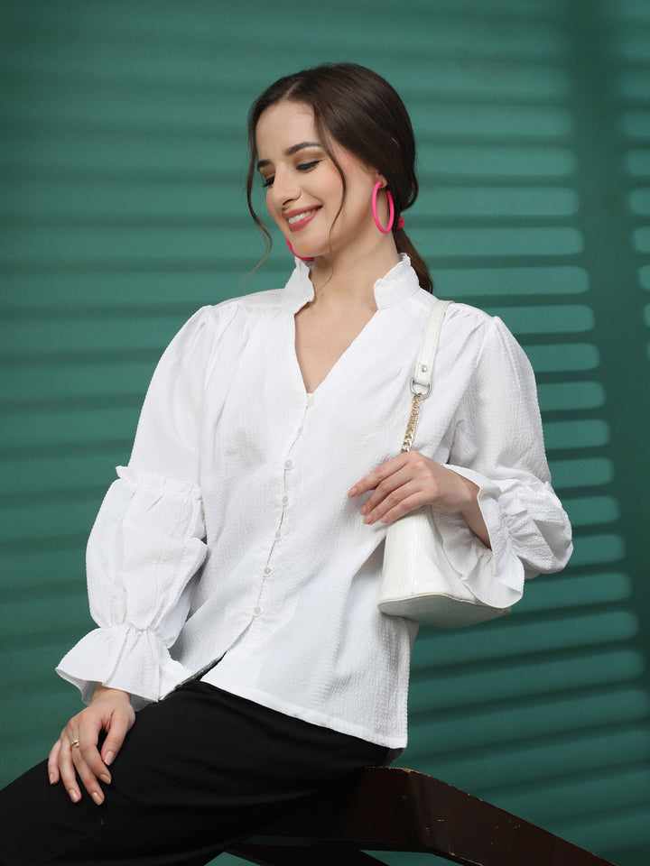 Women Opaque Casual Shirt