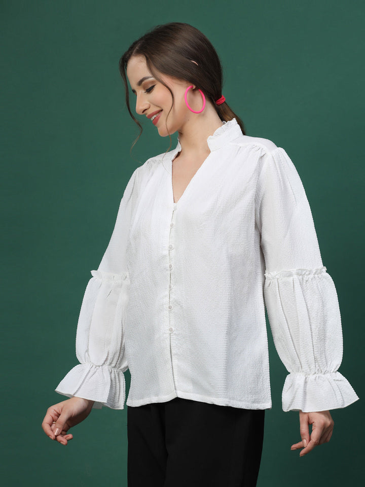 Women Opaque Casual Shirt