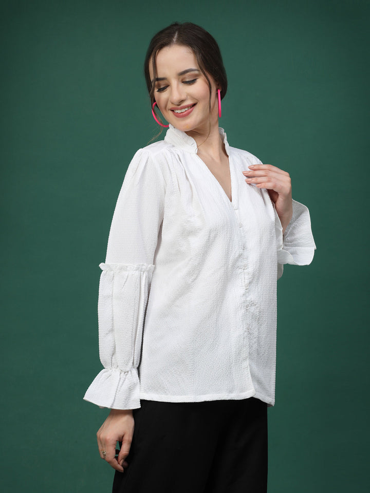 Women Opaque Casual Shirt