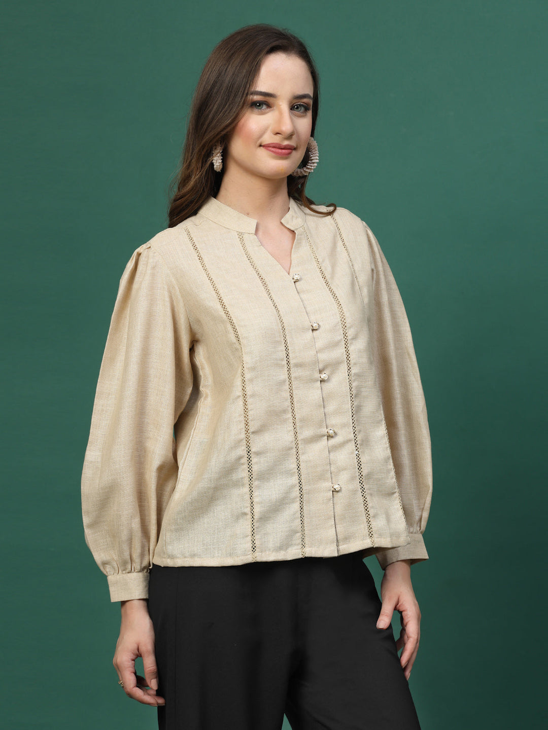 Women Opaque Casual Shirt