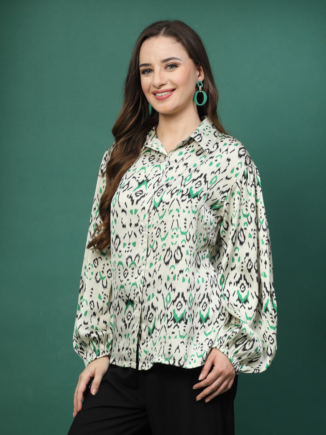 Women Floral Opaque Printed Casual Shirt