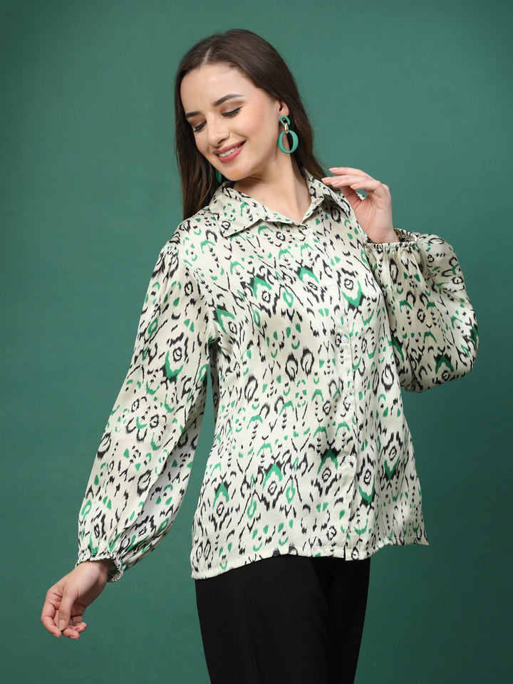 Women Floral Opaque Printed Casual Shirt