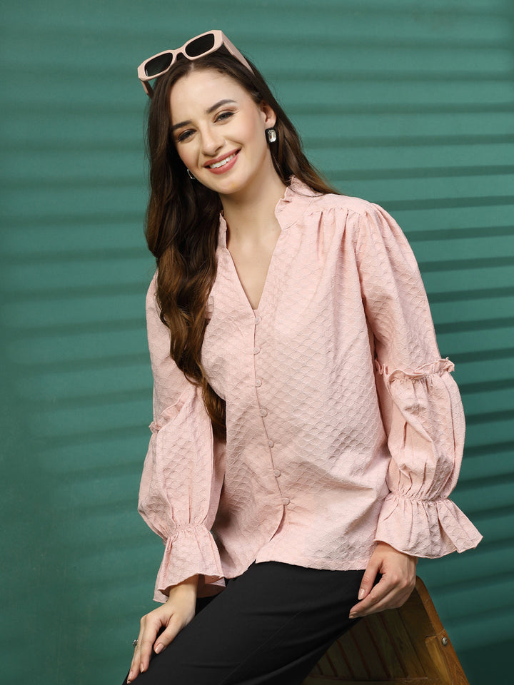 Women Opaque Casual Shirt