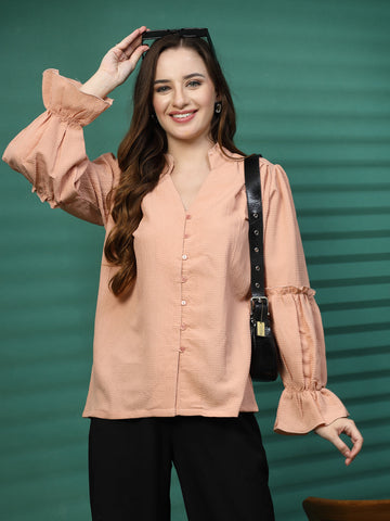 Women Opaque Casual Shirt