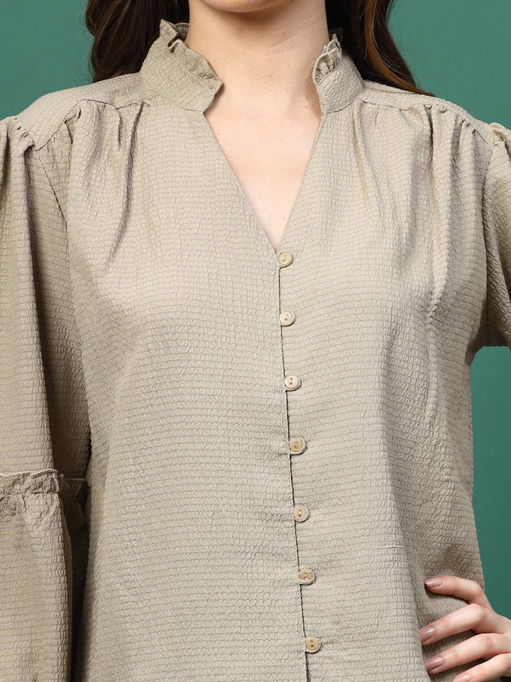 Women Opaque Casual Shirt