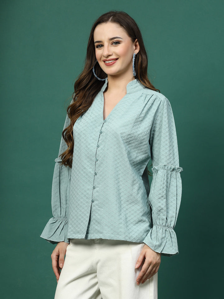 Women Opaque Striped Casual Shirt