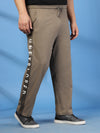 Plus Size Men Mid-Rise Track Pants