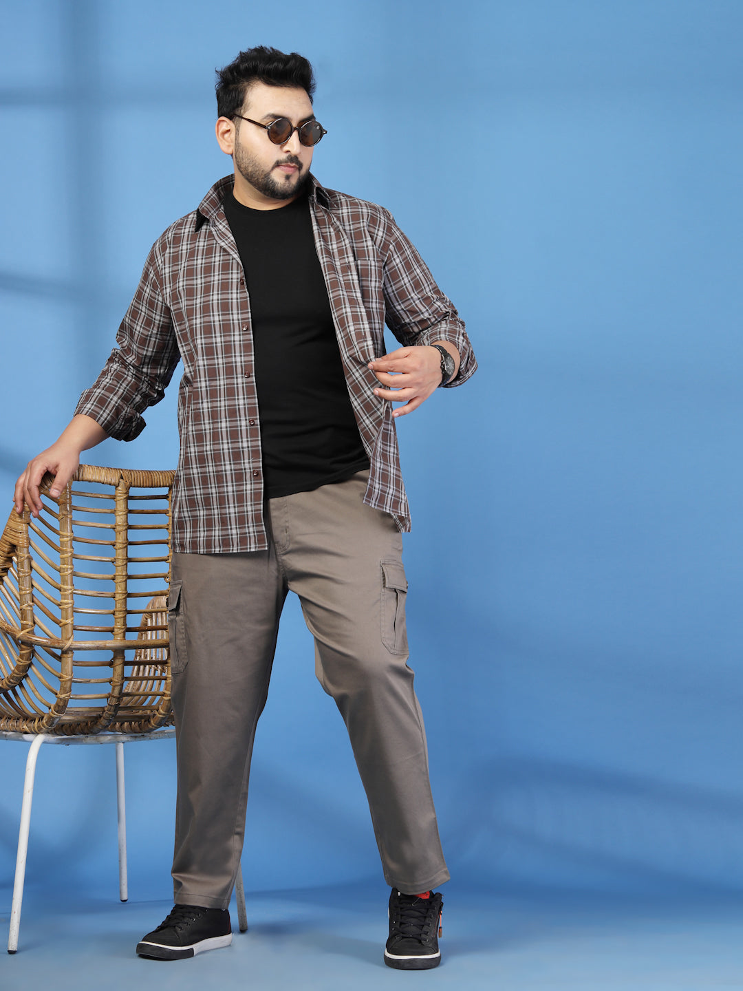 Plus Size Men Cargos Trousers