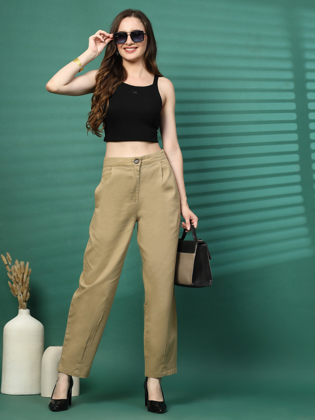 Women Pleated Trousers