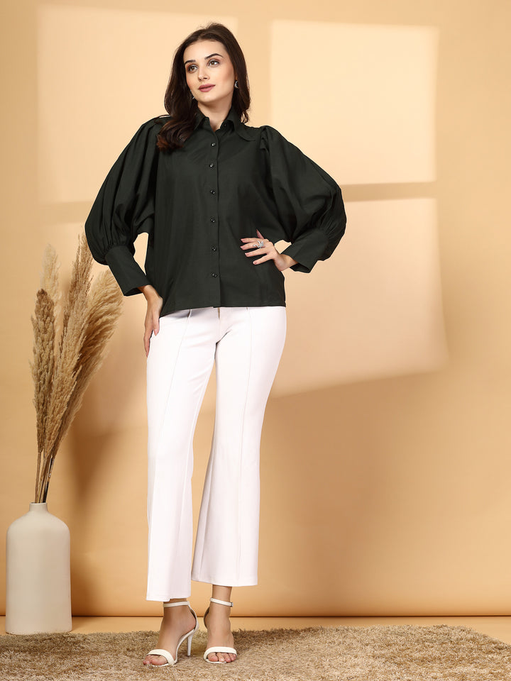 Women Opaque Casual Shirt