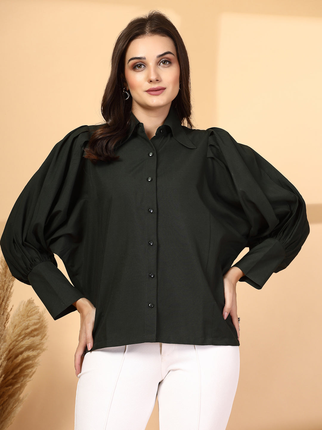 Women Opaque Casual Shirt