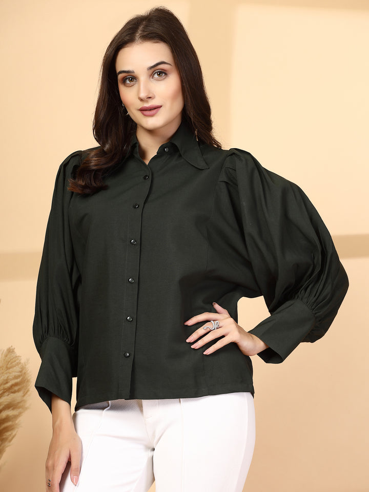 Women Opaque Casual Shirt