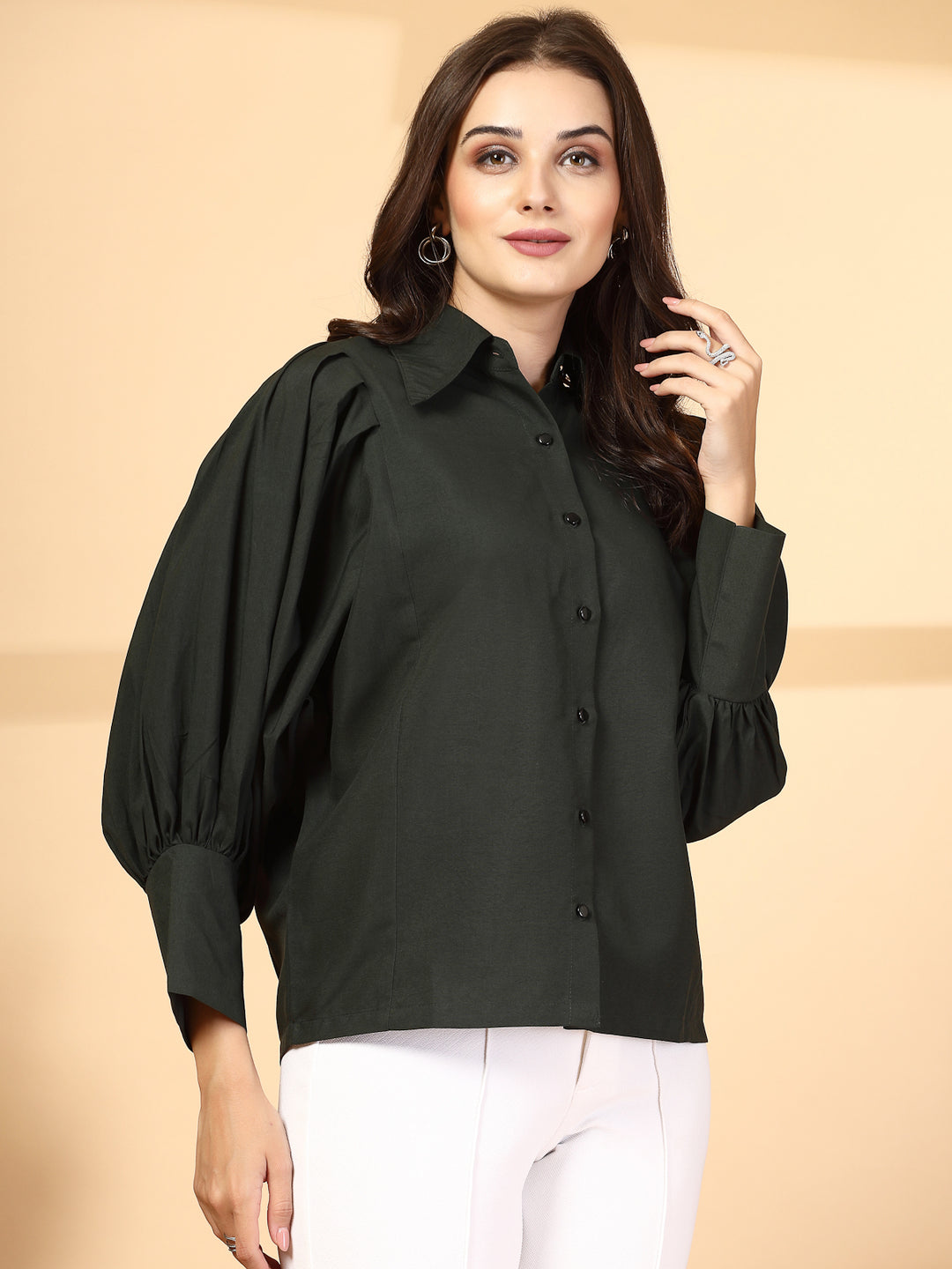 Women Opaque Casual Shirt