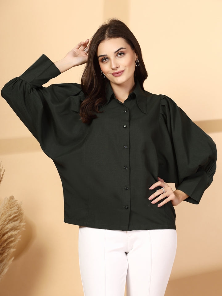 Women Opaque Casual Shirt