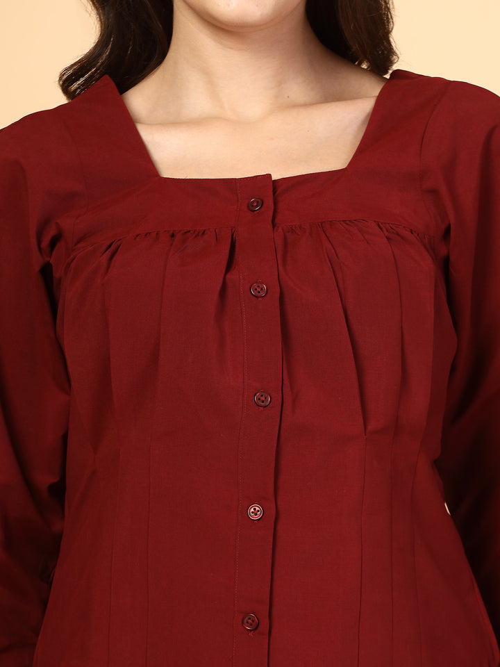 Women Opaque Casual Shirt