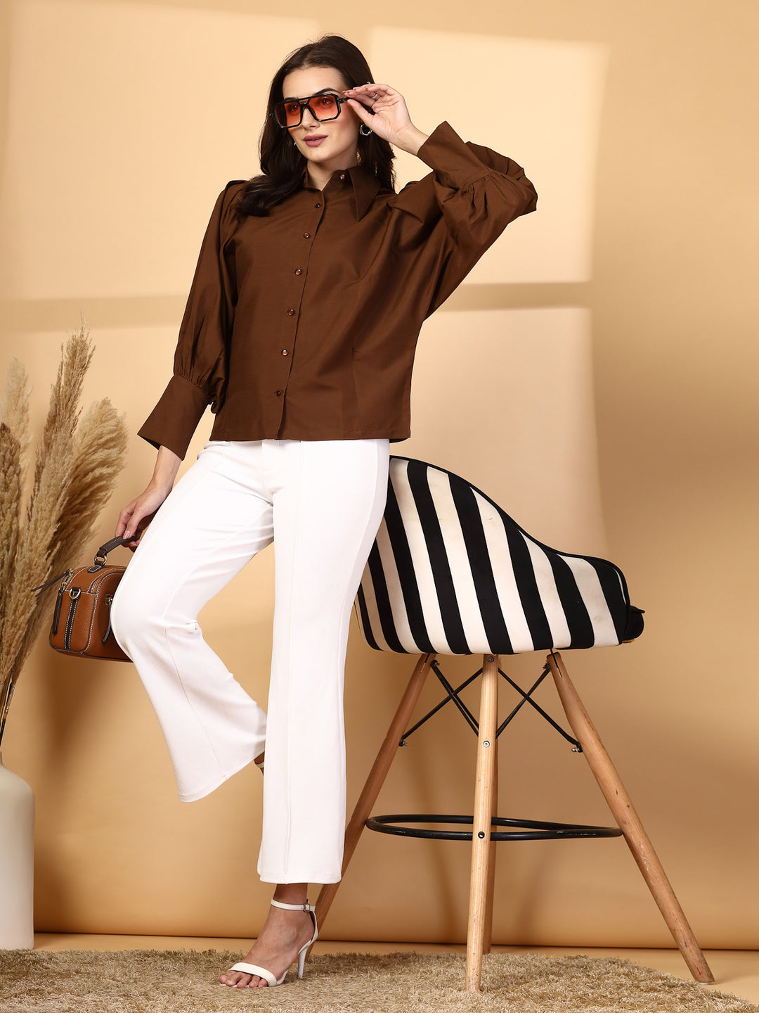 Women Opaque Casual Shirt