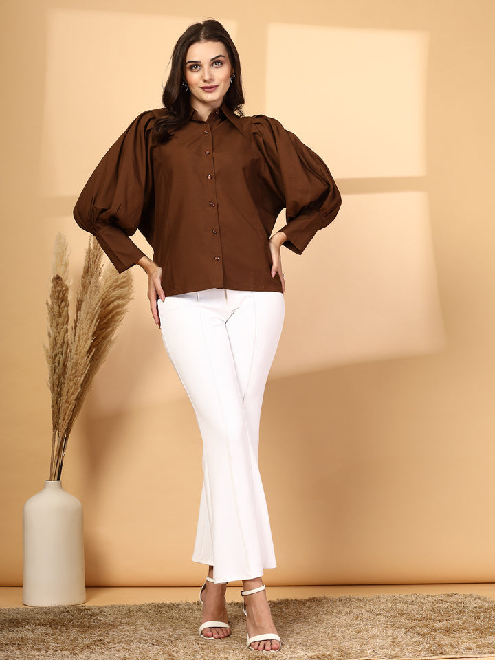 Women Opaque Casual Shirt