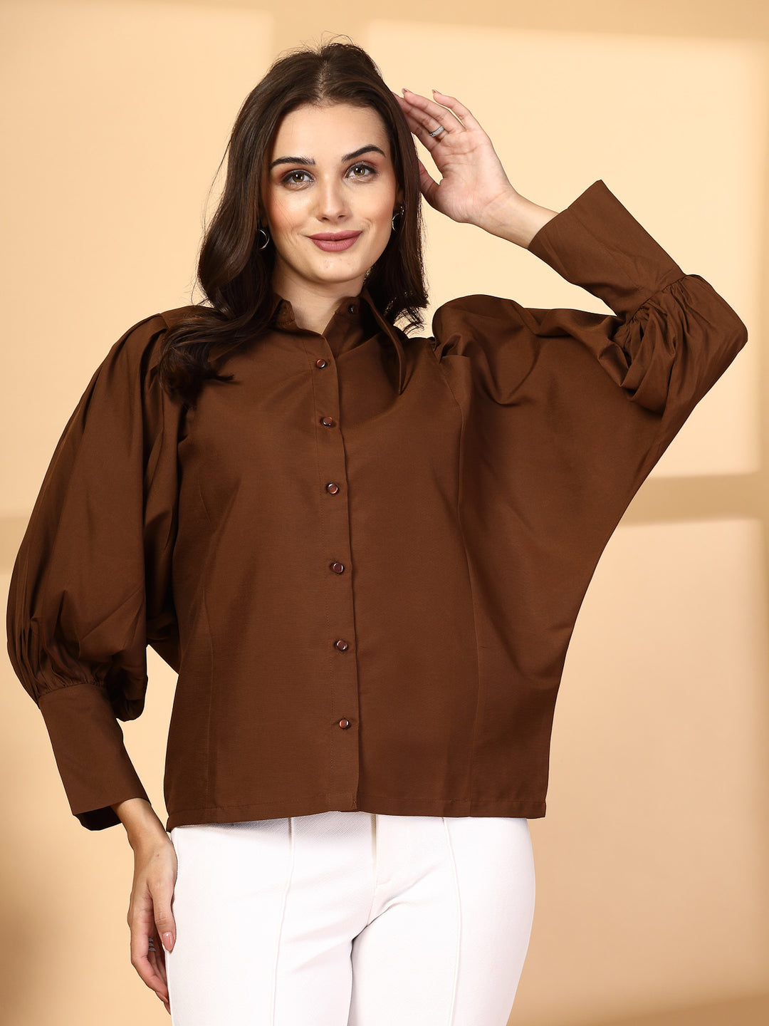 Women Opaque Casual Shirt