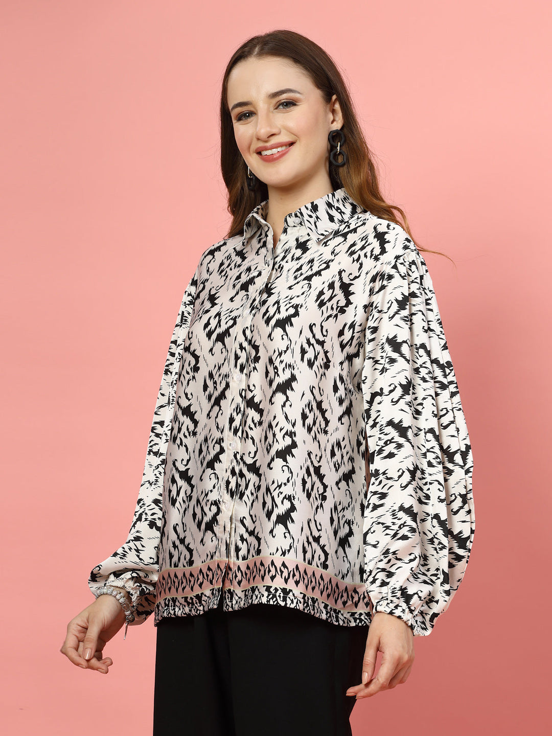 Women Animal Opaque Printed Casual Shirt