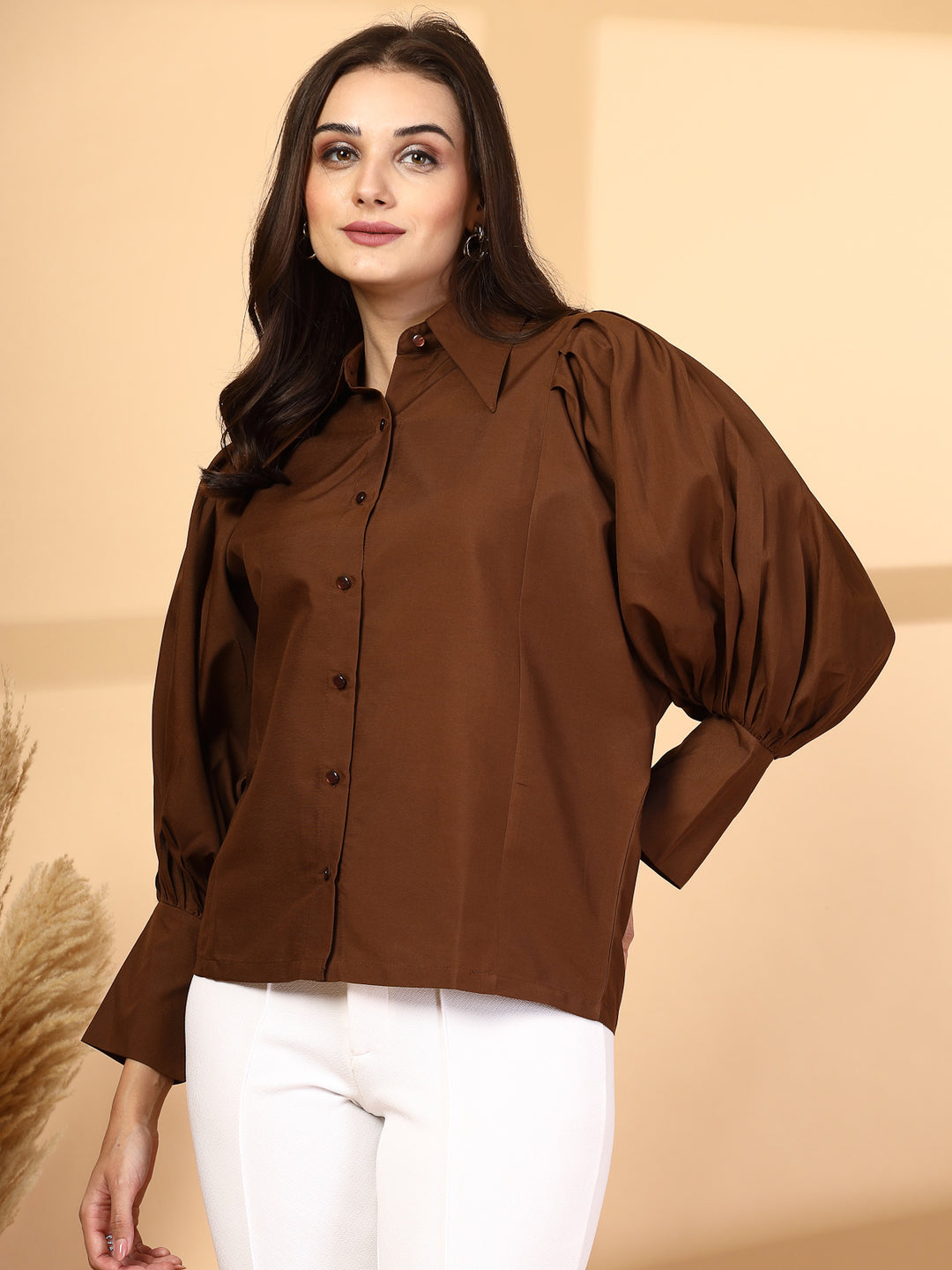 Women Opaque Casual Shirt