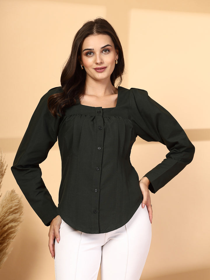 Women Opaque Casual Shirt