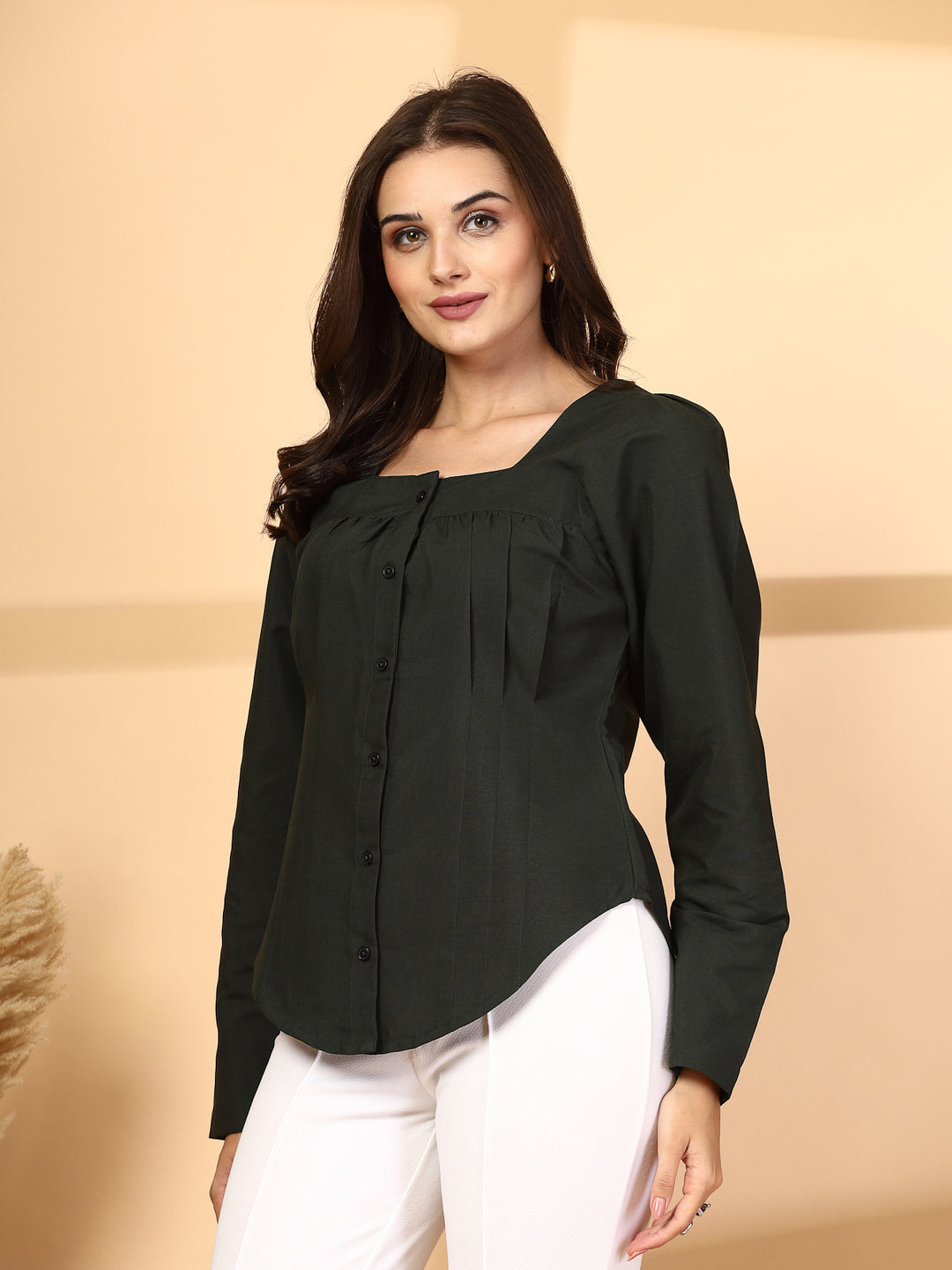 Women Opaque Casual Shirt