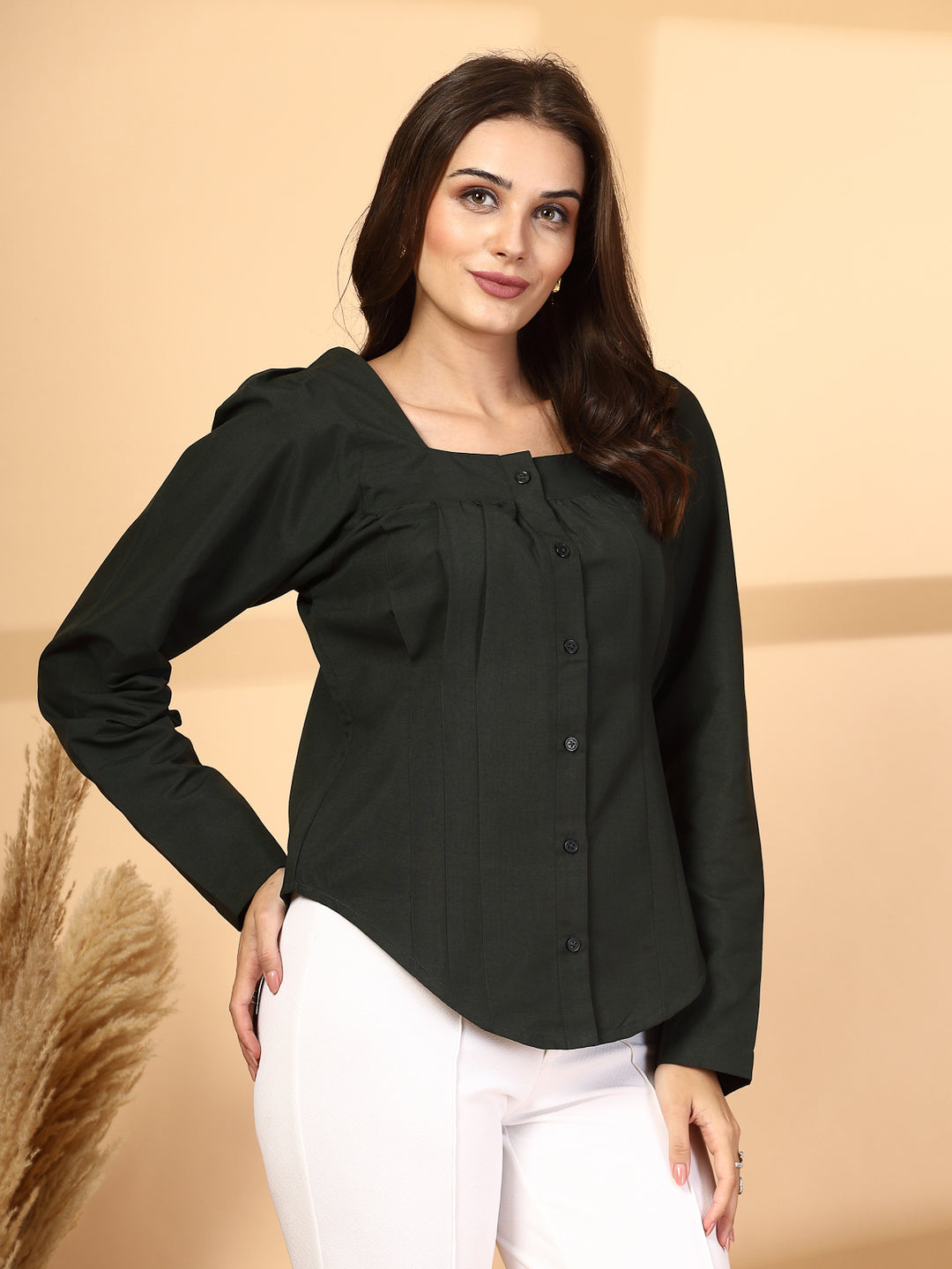 Women Opaque Casual Shirt