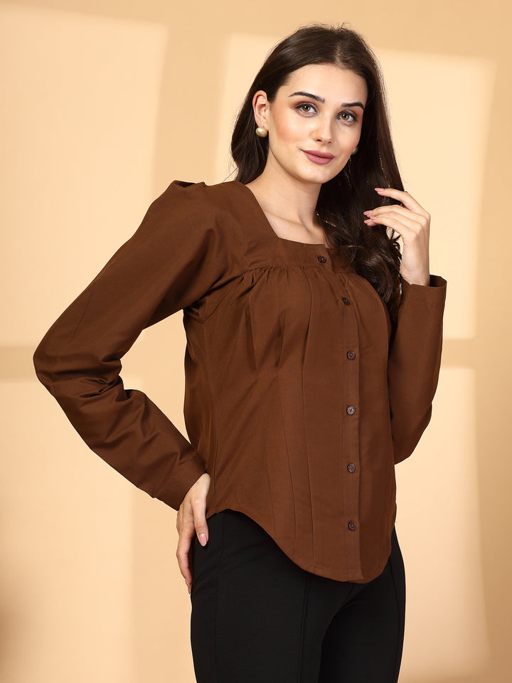 Women Opaque Casual Shirt