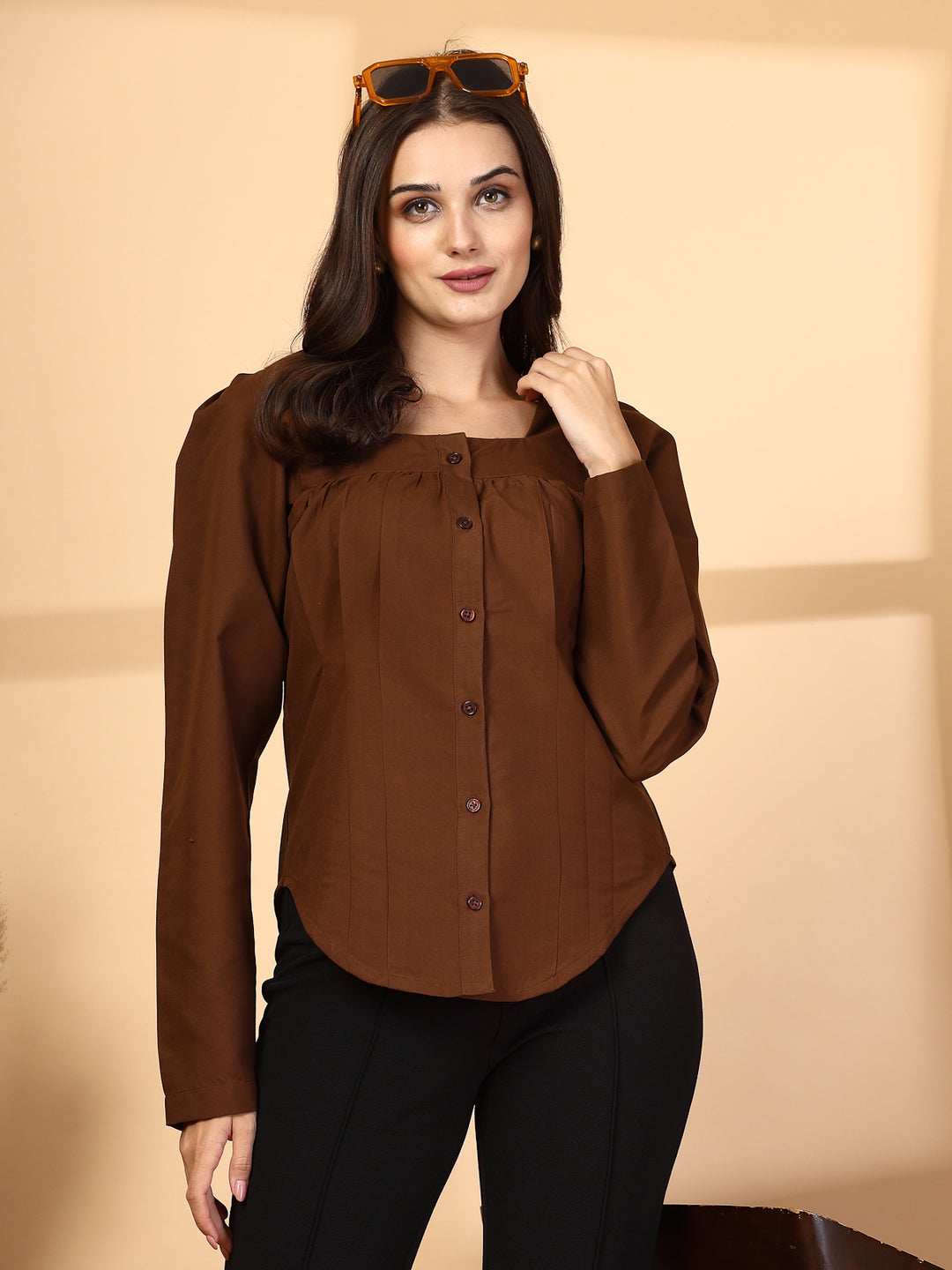 Women Opaque Casual Shirt