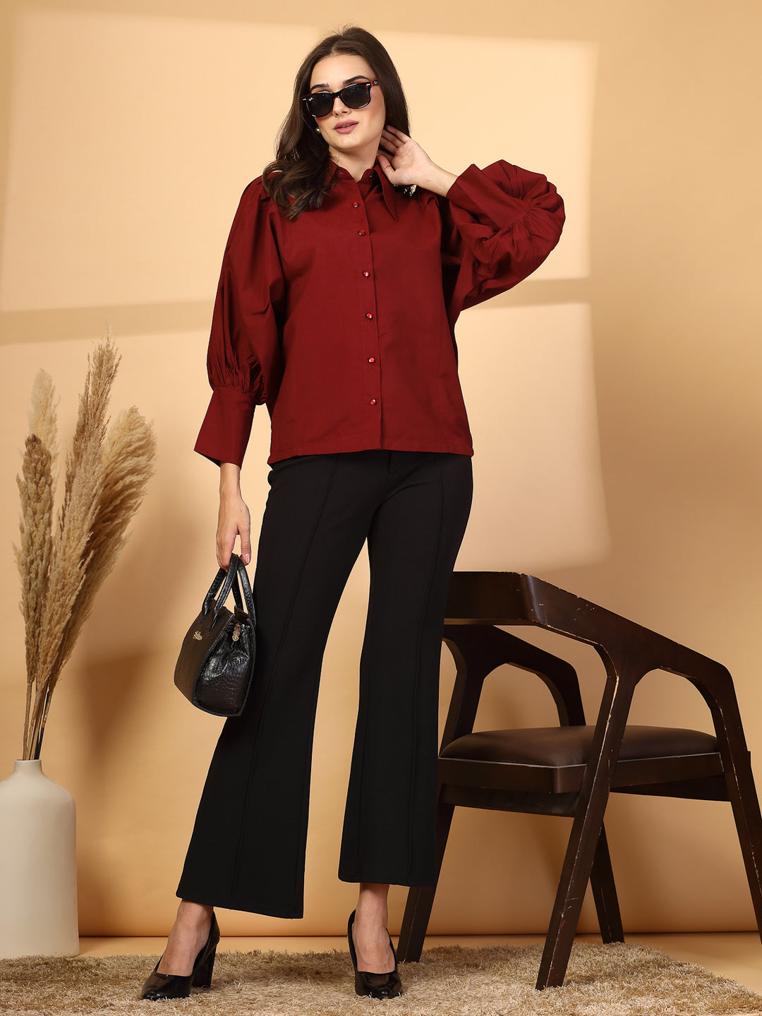 Women Opaque Casual Shirt