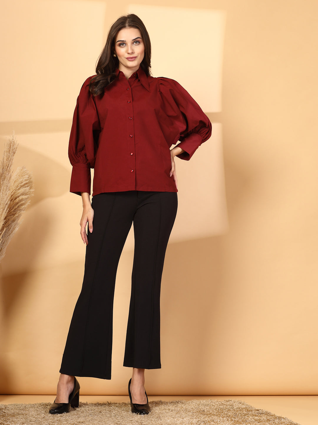 Women Opaque Casual Shirt