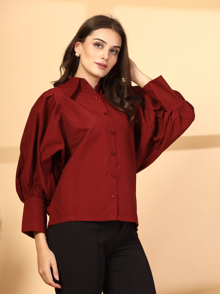 Women Opaque Casual Shirt