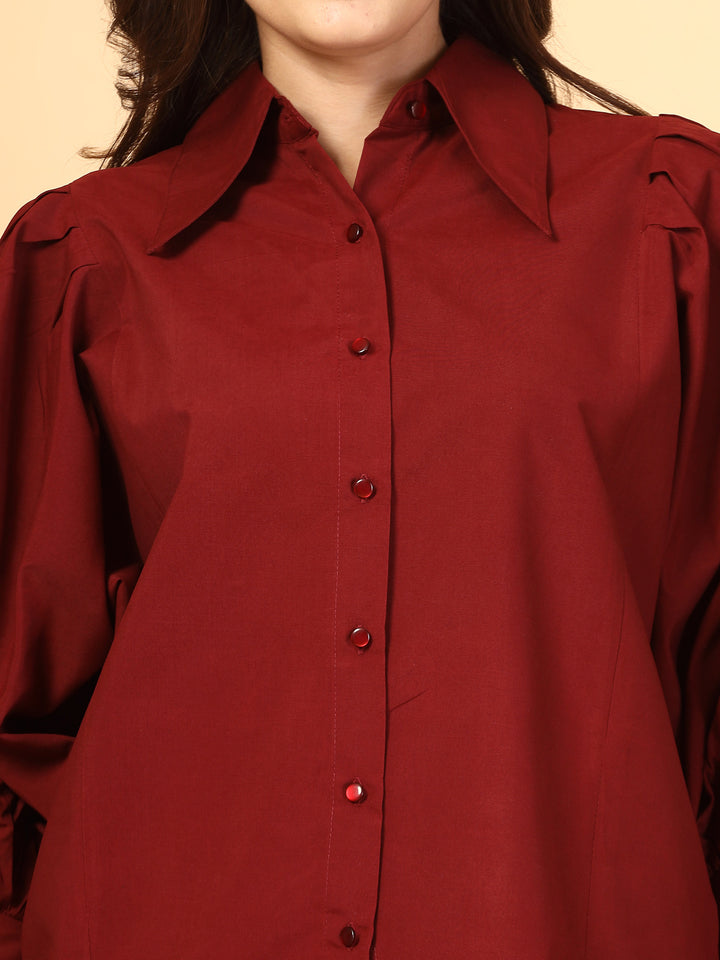 Women Opaque Casual Shirt