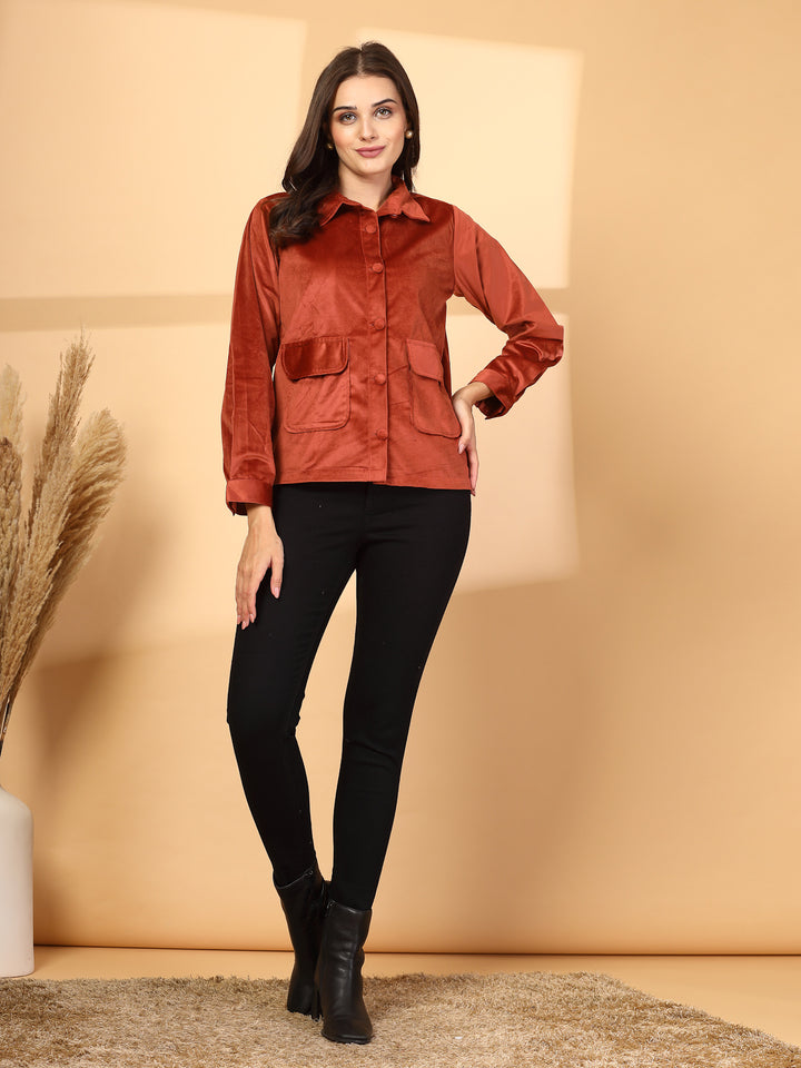 Women Open Front Jacket