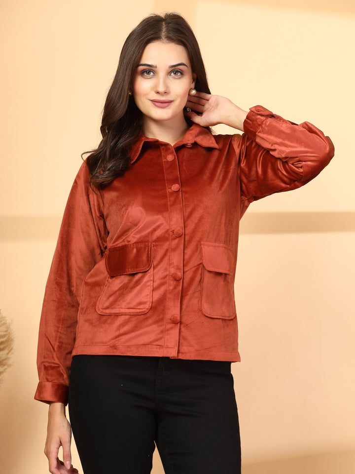 Women Open Front Jacket