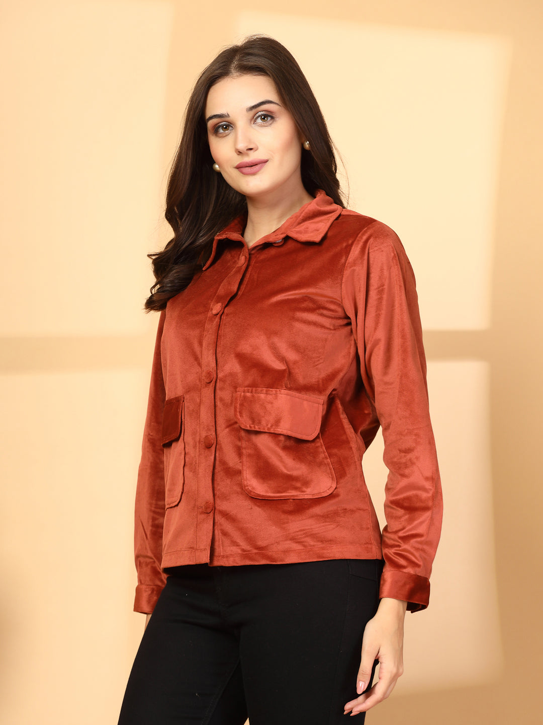 Women Open Front Jacket