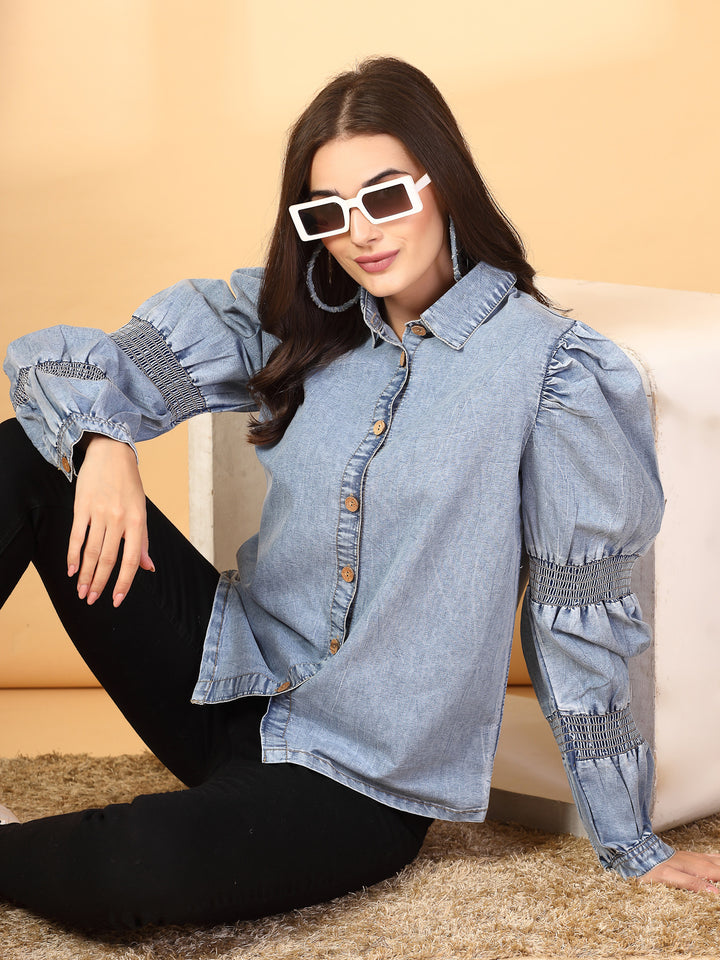 Women Opaque Casual Shirt