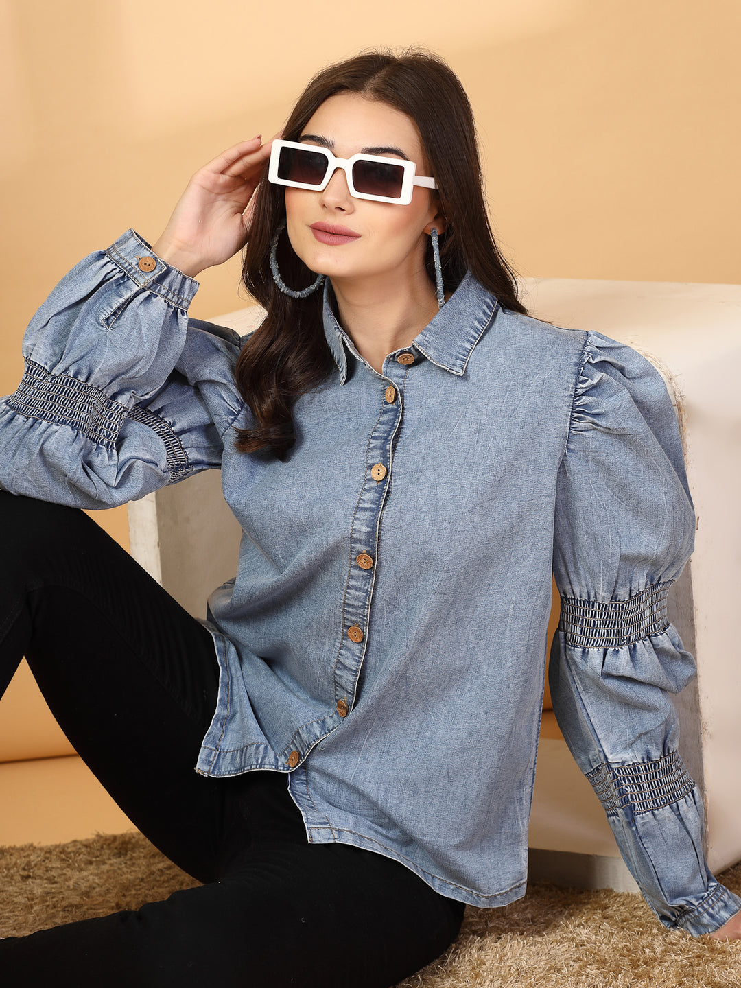 Women Opaque Casual Shirt