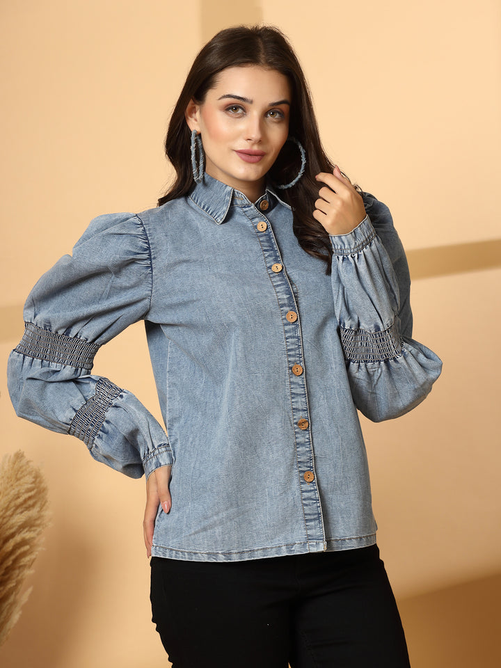 Women Opaque Casual Shirt